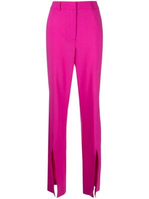 Giuseppe Di Morabito pantalon fendu à taille haute - Rose