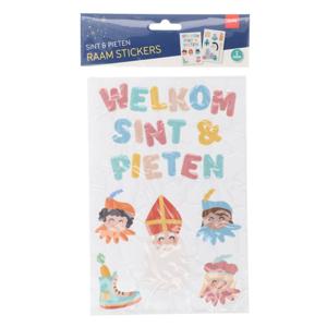 Folat BV Raamstickers welkom sint & pieten, 13st.