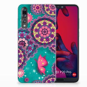 Huawei P20 Pro Hoesje maken Cirkels en Vlinders