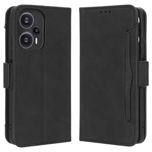 Xiaomi Redmi Note 12 Turbo/Poco F5 Cardholder Series Portemonnee Hoesje - Zwart