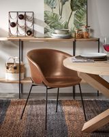 Kave Home Kave Home Eettafel Lotus, Tafel lotus hout Ø 120 cm (mtk0123) - thumbnail
