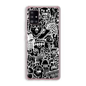 Vexx Black Mixtape: Samsung Galaxy A51 5G Transparant Hoesje