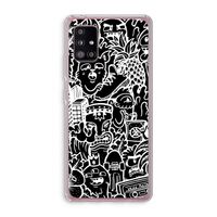 Vexx Black Mixtape: Samsung Galaxy A51 5G Transparant Hoesje