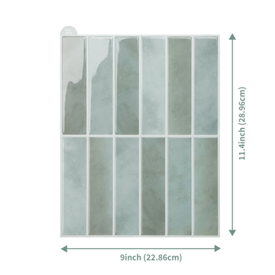 MarbleStyle - 3D Marmer Zelfklevende Wandtegels (10 stuks)