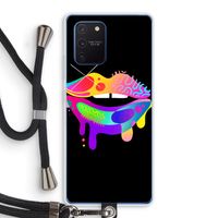 Lip Palette: Samsung Galaxy Note 10 Lite Transparant Hoesje met koord