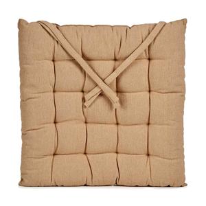 Stoelkussen Decorama - binnen/buiten - beige - 40 x 40 x 5 cm - polyester