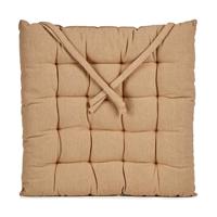 Stoelkussen Decorama - binnen/buiten - beige - 40 x 40 x 5 cm - polyester