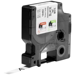 Labeltape DYMO IND RHINO 18482 Polyester Tapekleur: Wit Tekstkleur:Zwart 9 mm 5.5 m