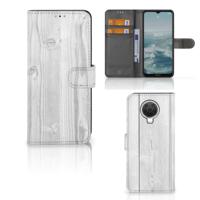 Nokia G10 | G20 | Book Style Case | White Wood