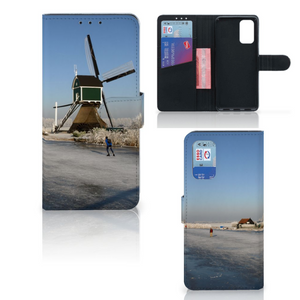 Samsung Galaxy A32 4G Flip Cover Schaatsers