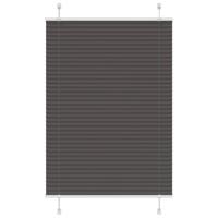 VidaXL Plissé rolgordijn 95x150 cm stofbreedte 94,4 cm polyester zwart