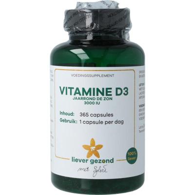 Liever Gezond jaarr vit d3/75mcg/3000 iu ll