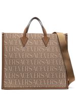 Versace sac cabas Versace Allover - Marron - thumbnail