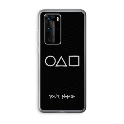 Squid Game: Huawei P40 Pro Transparant Hoesje