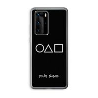 Squid Game: Huawei P40 Pro Transparant Hoesje