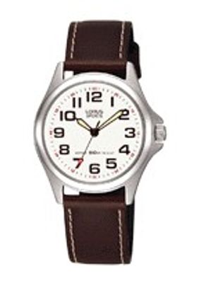 Horlogeband Lorus V501-X335 / RRS51LX9 / RH026X Leder Bruin 16mm