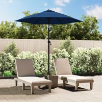 VidaXL Parasol 200x224 cm aluminium blauw