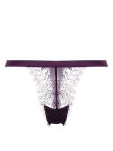 Maison Close string en dentelle - Violet