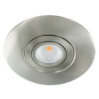 LED spot XXL kantelbaar 5Watt rond NIKKEL IP65 dimbaar LED spot XXL kantelbaar 5Watt rond NIKKEL IP65 dimbaar
