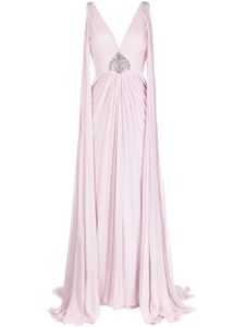Jenny Packham robe Sylvia à coupe longue - Rose