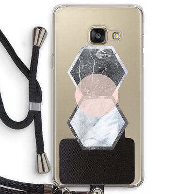 Creatieve toets: Samsung Galaxy A3 (2016) Transparant Hoesje met koord