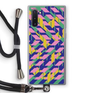 Skew Blush 1: Samsung Galaxy Note 10 Transparant Hoesje met koord