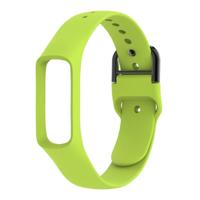 Slimme horloge pure kleur siliconen polsband horlogeband voor Galaxy fit-e (groen)