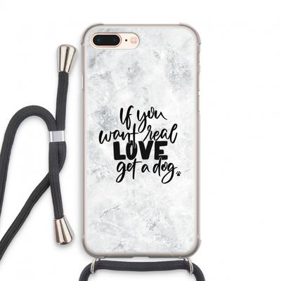 Partner in crime: iPhone 8 Plus Transparant Hoesje met koord