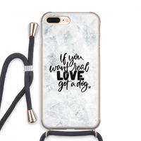 Partner in crime: iPhone 8 Plus Transparant Hoesje met koord