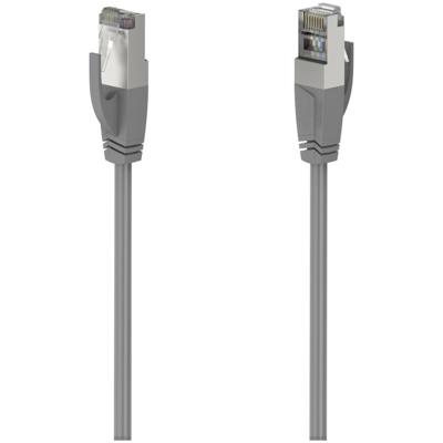 Hama Netwerkkabel, CAT-5e, 1 Gbit/s, F/UTP afgeschermd, 10,00 m UTP kabel Grijs