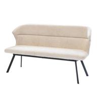 Giga Meubel - Eetkamerbank - Beige Stof - 160x60x88cm - Avery