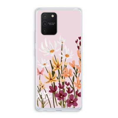 Painted wildflowers: Samsung Galaxy S10 Lite Transparant Hoesje