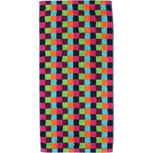 Cawö Cawo Lifestyle Karo Handdoek 7047 Multi-84 50x100