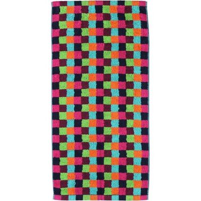 Cawö Cawo Lifestyle Karo Handdoek 7047 Multi-84 50x100