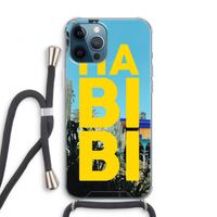 Habibi Majorelle : iPhone 12 Pro Transparant Hoesje met koord