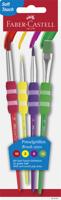 Faber Castell Penselenset plastic - 4 stuks