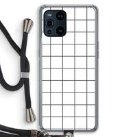 Rooster: Oppo Find X3 Transparant Hoesje met koord