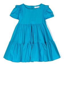 Monnalisa tiered ruffle dress - Bleu