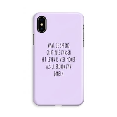 Sprong: iPhone X Volledig Geprint Hoesje