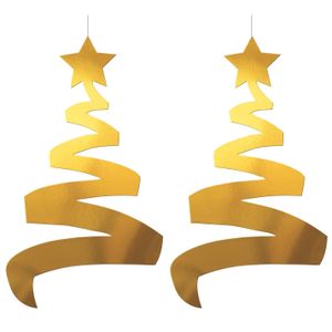 3x stuks hangdecoratie Kerststerren 70 cm