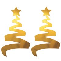 3x stuks hangdecoratie Kerststerren 70 cm