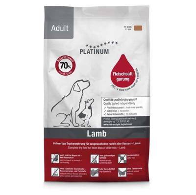 PLATINUM Adult Lamb - halfvochtig hondenvoer - 1,5kg