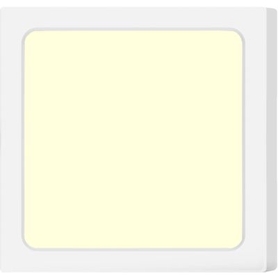 LED Downlight Pro - Aigi Trinko - Opbouw Vierkant 18W - Warm Wit 3000K - Mat Wit - Kunststof