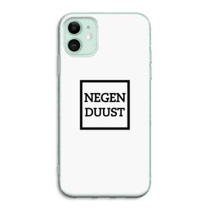Negenduust vierkant: iPhone 11 Transparant Hoesje