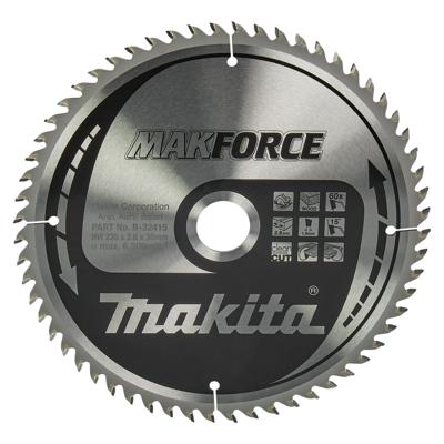 Makita Cirkelzaagblad voor Hout | Makforce | Ø 235mm Asgat 30mm 60T - B-32415