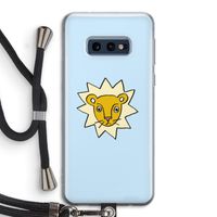 Kleine leeuw: Samsung Galaxy S10e Transparant Hoesje met koord