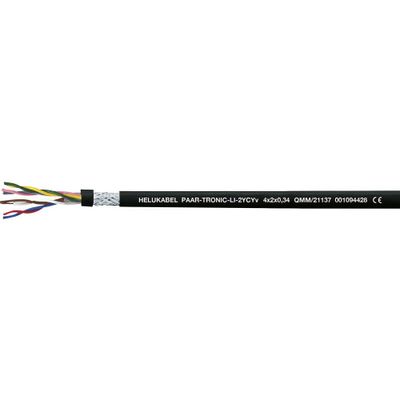 HELU 21147-1000 Datakabel Li-2YCYv 3 x 2 x 1 mm² Zwart 1000 m