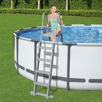 Bestway Flowclear Zwembadladder met 4 treden 132 cm