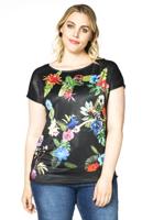 Yoek Shirt TROPIC | Zwart | Maat 54/56 Yoek Shirt TROPIC | Zwart | Maat 54/56