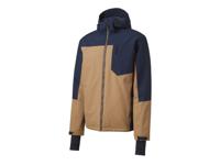 CRIVIT Heren ski jas (XL, Donkerblauw/geel)
